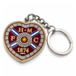 TM 08440 Hearts FC Crest Keyring