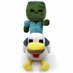 TM 08475 Minecraft Chicken Jockey Shaped Cushion
