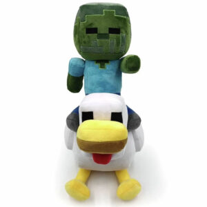 TM 08475 Minecraft Chicken Jockey Shaped Cushion