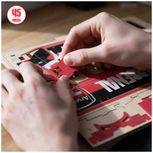 TM 08486 Arsenal FC 3D Wooden Team Bus Puzzle