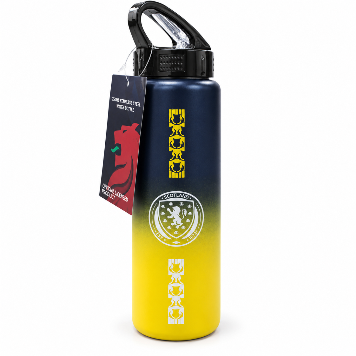 TM 08542 Scottish FA 750ml Stainless Steel Drinks Bottle